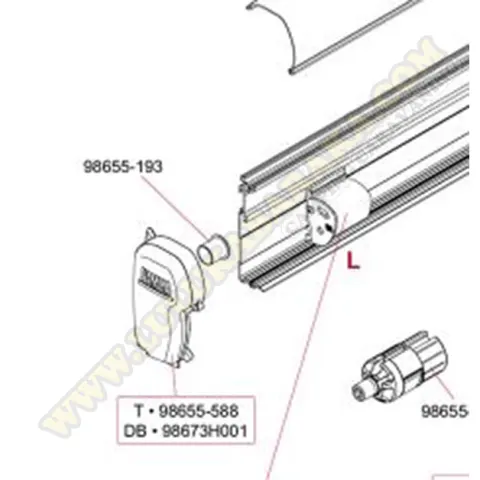 98655-193. Kit hebilla rodillo