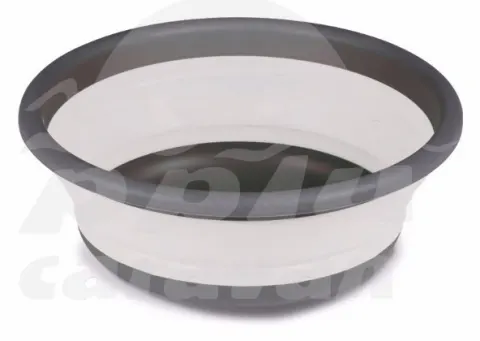 Balde Plegable Gris Medio