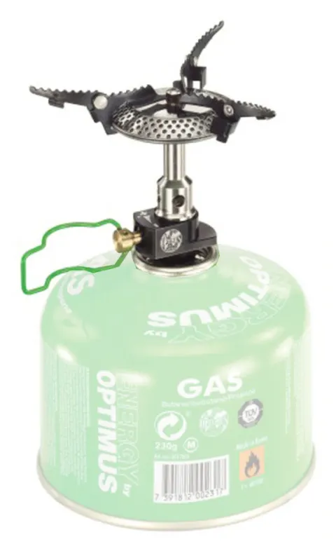 Optimus Crux Lite – Hornillo de gas para camping ultraligero