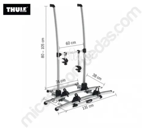 Portabicicletas Thule Excellent Standard -Autocaravana-