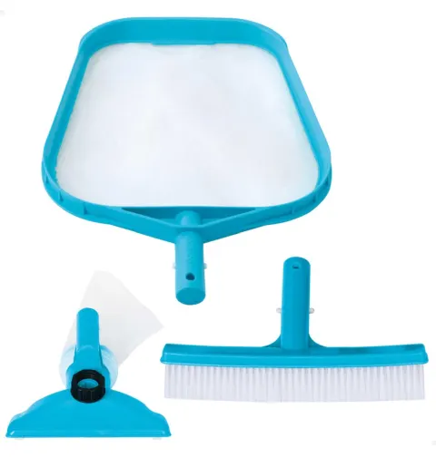 Kit de limpieza básico INTEX recoge hojas, cepillo y cabezal