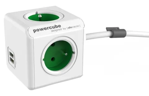 PowerCube Extended cargador USB y regleta en forma de cubo