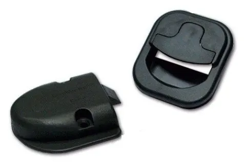 Cerradura completa para puerta en negro