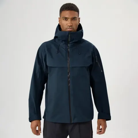 Chaqueta con Capucha para Otoño e Invierno, Resistente al Viento, Impermeable, Transpirable, para Senderismo, Montañismo y Esquí