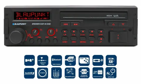 Autoradio retro para VW BLAUPUNKT