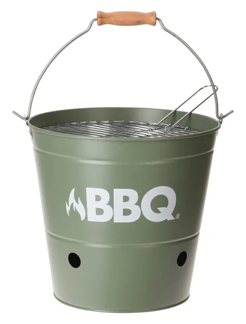 Cubo barbacoa de carbón de Ø 27,5 cm – Matt Green