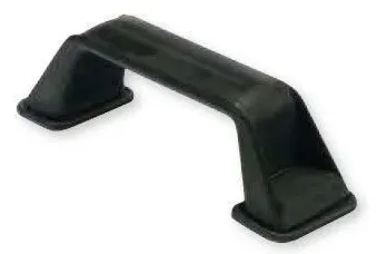 Tirador de plástico Negro