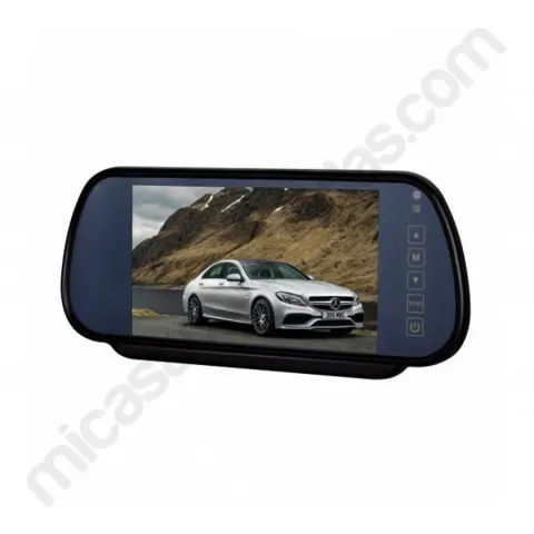 Pantalla retrovisor de 7” para cámara visión trasera