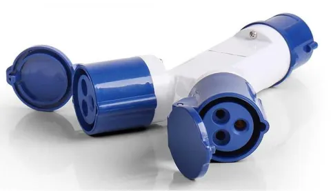 Enchufe Carbest CEE / distribuidor de 2 vías
