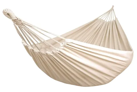 Hamaca colgante camping beige – Accesorios camping