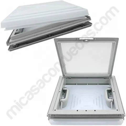 Claraboya MPK de ballestas – 28 x 28 o 40 x 40 cm
