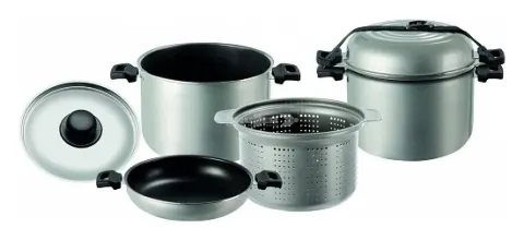Batería de aluminio de cuatro piezas Brunner