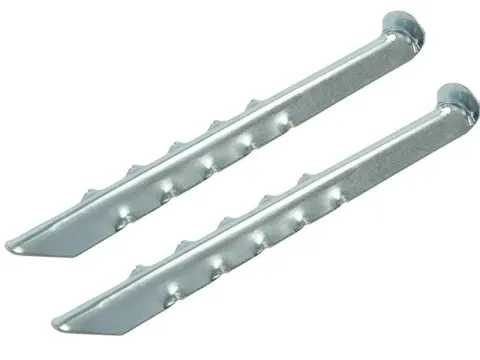 Piquetas semicirculares acanaladas ProPlus 30 cm