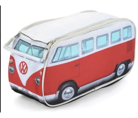 Neceser Camper Van de color rojo