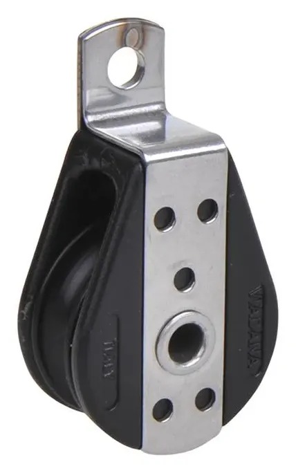 Polea con cubierta cerrada y rodamiento de 8mm náutica