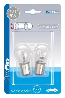 Lámpara de coche 12V 21/5W BAY15d 2 piezas.