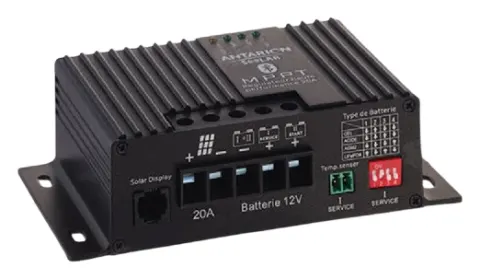 Regulador solar MPPT de 320 W con Bluetooth.