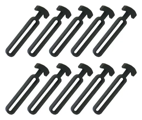 Pack de 10 Gomas Tensor Hosa Doble Gancho