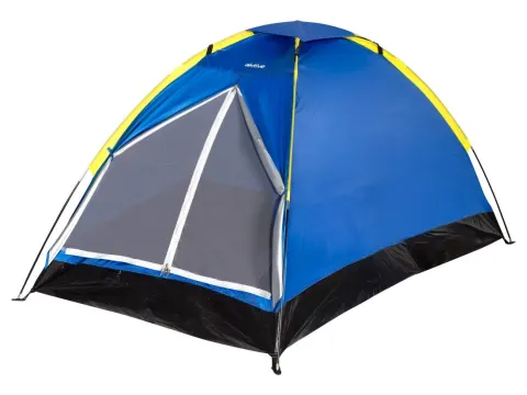 Tienda campaña para 2 personas 200x120x100 cm de color azul