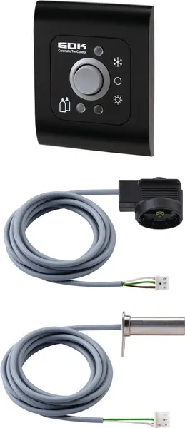 Pantalla de helecho y calentador de controlador twocontrol