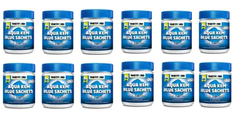 Pack x12 Aqua Kem Blue Sachets Thetford