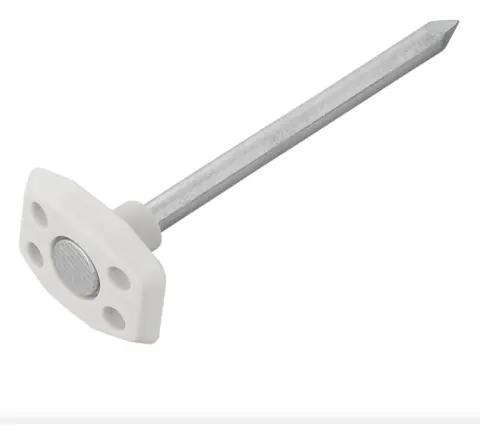 Piqueta metálica con protección 10 cm Pack 10 unidades