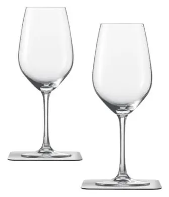 Set De 2 Copas De Vino Incl 2 Platillos Magnéticos