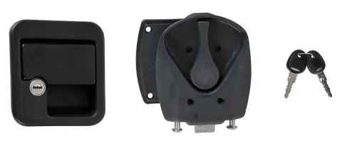 Obelink cerradura de puerta cuadrada – Black
