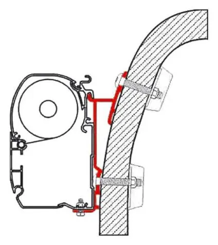 Adaptador F45i/ F45il Hymer S+e Clase
