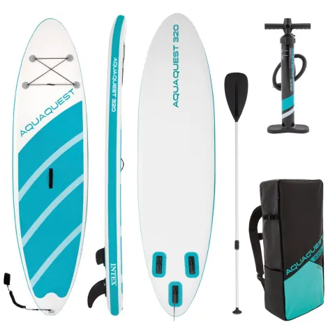 Tabla paddle surf hinchable c/mochila, hinchador y remo ajustable 10'6'' INTEX