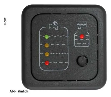 Panel de prueba LED MT214/M marrón para el tanque de agua potable