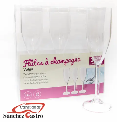 Copas de Champán Volga 12 CL