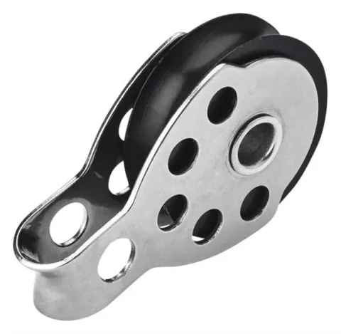 Polea cerrada con rodamiento para cuerda de 6 mm náutica