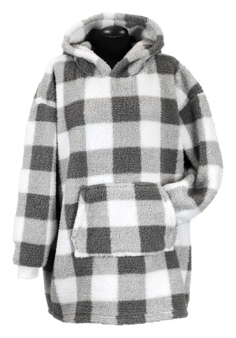 Unique Living sudadera extra grande con capucha – Dark Grey