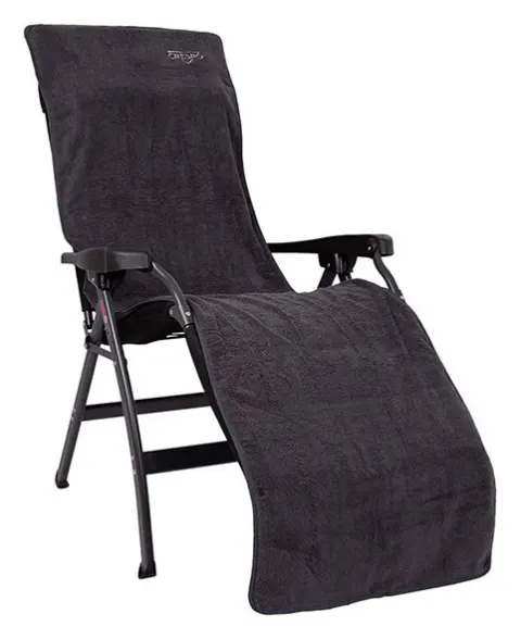 Crespo talla L funda de tejido tipo toalla para silla relax – Grey