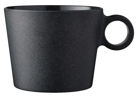 Mepal Bloom Pebble black taza de cappuccino de 375 ml