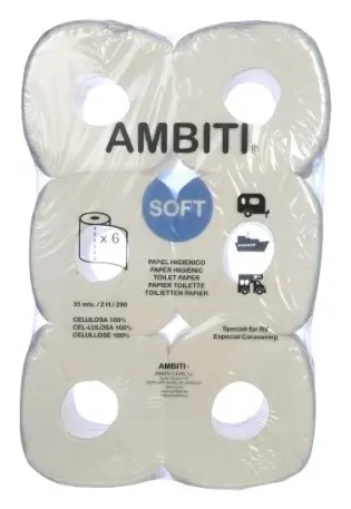 PAPEL WC AMBITI SOFT PACK 6 ROLLOS · Ref. 0188264