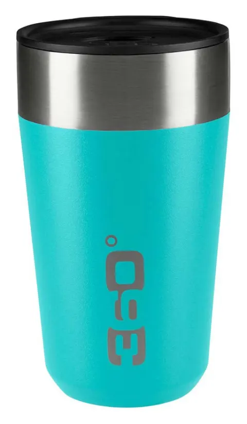 360 Degrees Taza Travel Mug Large azul turquesa – Vaso termo