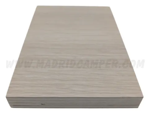 Tablero de chopo HPL madera candara 15mm