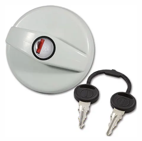 Tapón de agua blanco Fiat con llaves