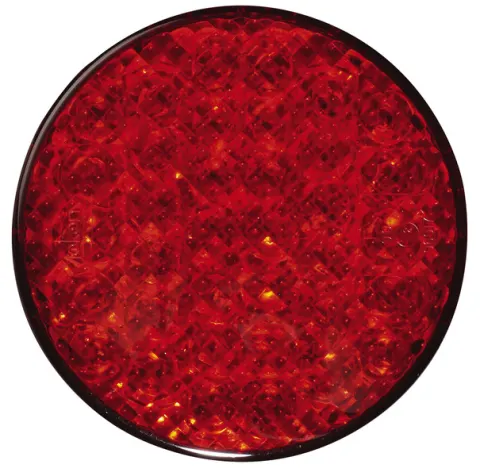 Lámpara De Niebla Led 12v 4w, Rojo, Ip67, Cable De 500 Mm