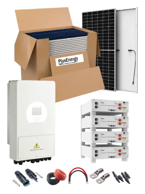 Kit Solar 48v 10KW: El Mejor Sistema Híbrido Deye