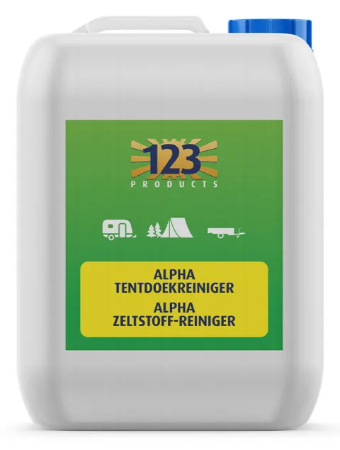 123 Products Alpha limpiador para lona de tienda – 2,5 litros
