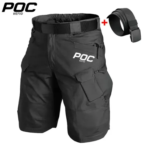 2025 POCWEFVD pantalones cortos de senderismo para bicicleta, pantalones cortos deportivos para motocicleta, pantalones cortos para hombre de montaña, ropa para bicicleta, pantalones Corto Enduro