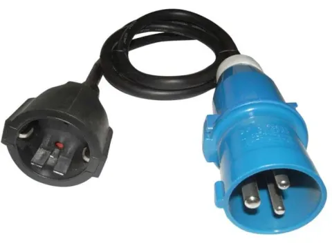 Cable adaptador CEE 3×2.5mm longitud 1.5m