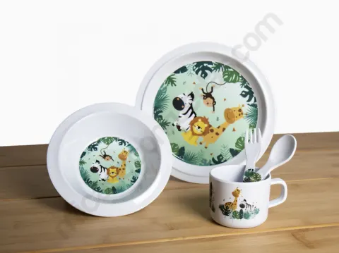 Vajilla infantil SAFARI