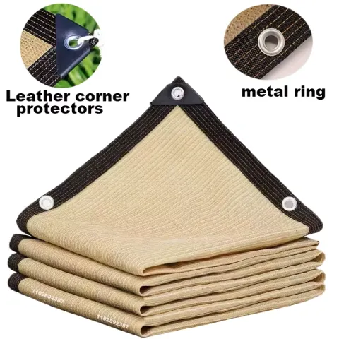 Red de sombreado para jardín al aire libre, toldos para terraza, malla protectora para sombra de acampada, protección UV, tela de protección solar HDPE, sombra 4x5m ﻿