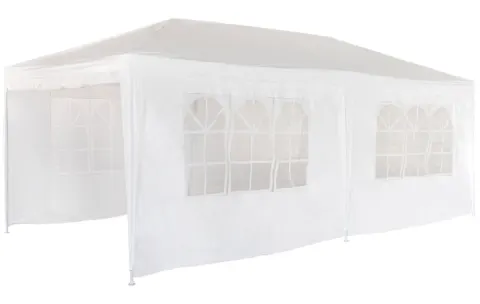 Carpa jardín plegable color blanco