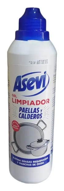 Gel limpiador abrillantador de paellas y calderos