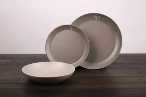Melamin Platos Establecidos Camp4 ‘Earth Deluxe’ 6 Partes, Para 2 Personas